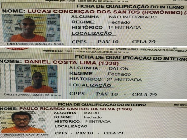 Detentos fogem do Conjunto Penal de Feira de Santana