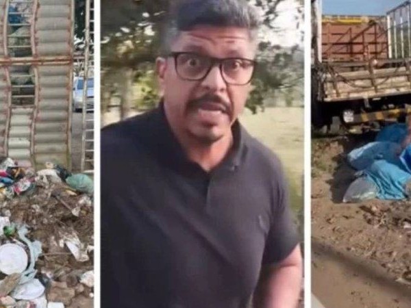 "Na casa da desgraça", esbraveja prefeito de São Gonçalo contra morador que jogou lixo na rua