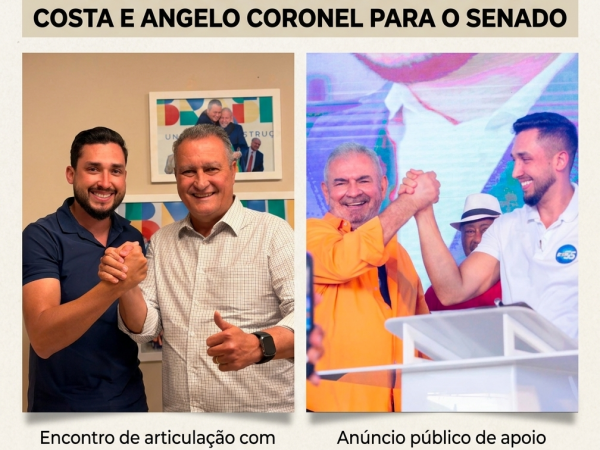 Ex-prefeito João de Furão declara apoio a Rui Costa e Angelo Coronel para o Senado